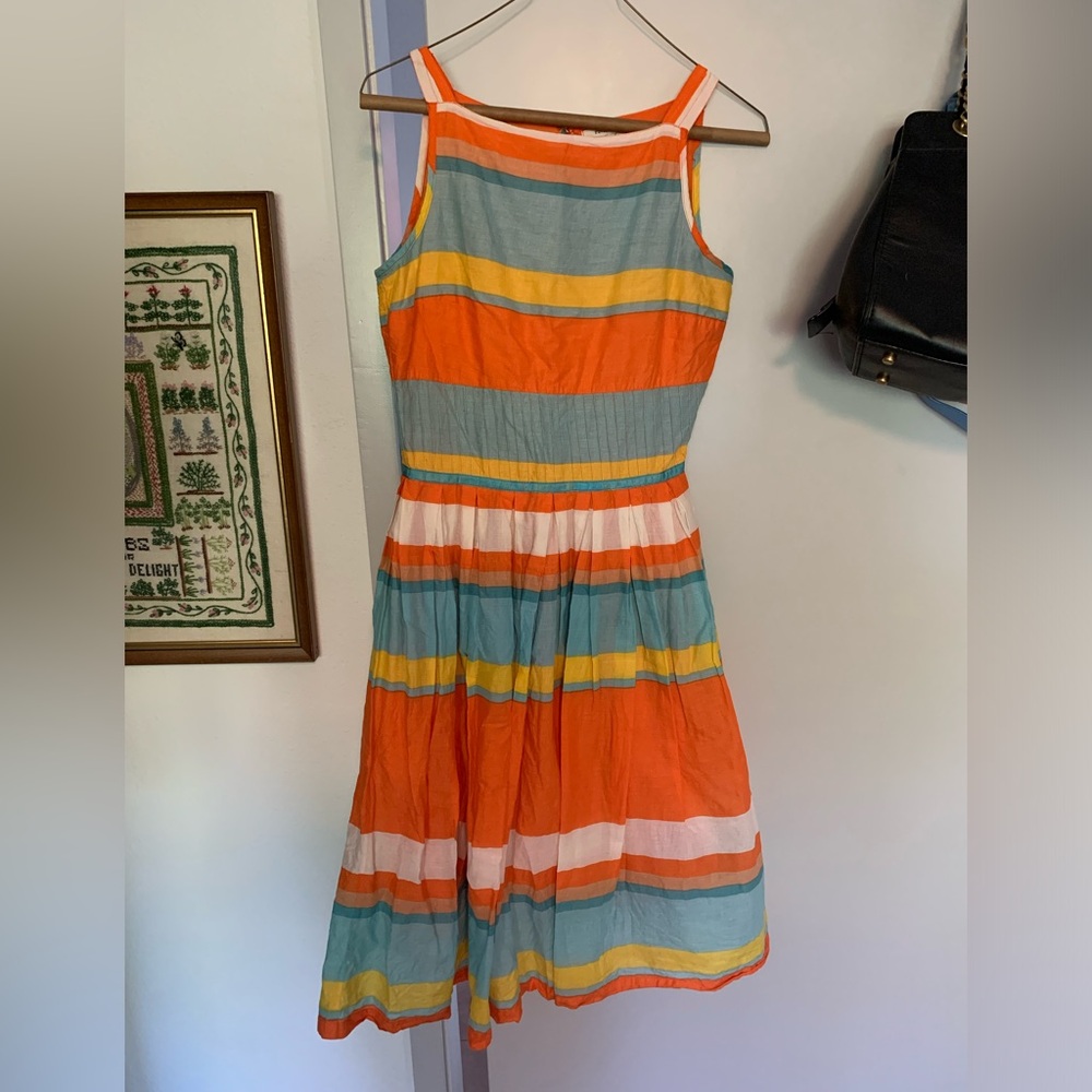 River Island Cotton Fit and Flare Dress